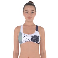 Geometric Design 12 Got No Strings Sports Bra by myclothy