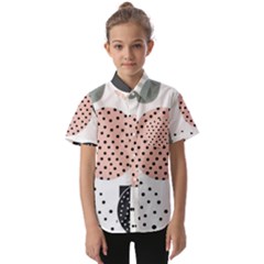 Geometric Design 12 Kids  Short Sleeve Shirt