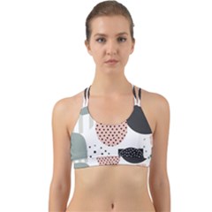 Geometric Design 12 Back Web Sports Bra by myclothy