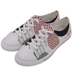 Geometric Design 12 Women s Low Top Canvas Sneakers