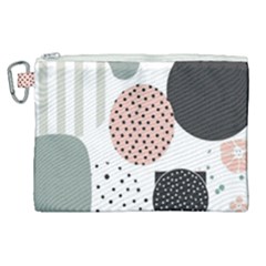 Geometric Design 12 Canvas Cosmetic Bag (xl)