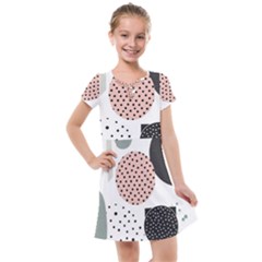 Geometric Design 12 Kids  Cross Web Dress