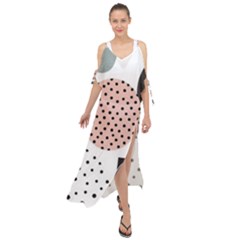 Geometric Design 12 Maxi Chiffon Cover Up Dress