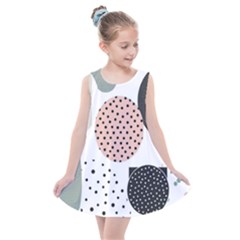 Geometric Design 12 Kids  Summer Dress