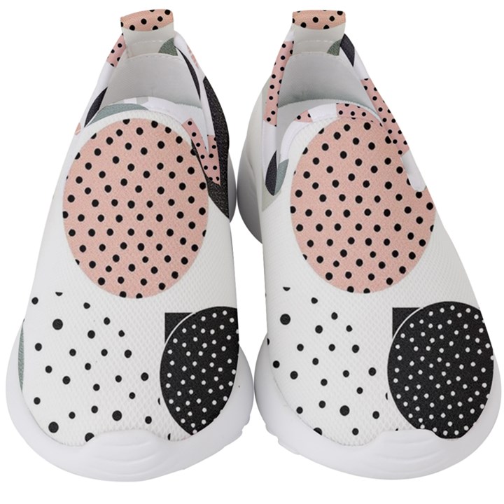 Geometric Design 12 Kids  Slip On Sneakers