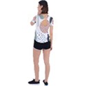 Geometric Design 12 Back Circle Cutout Sports T-Shirt View2