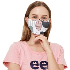 Geometric Design 12 Fitted Cloth Face Mask (adult)