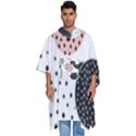 Geometric Design 12 Men s Hooded Rain Ponchos View1