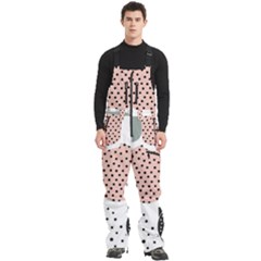 Geometric Design 12 Men s Front Zip Ski And Snowboard Bib Pants