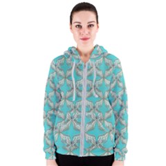 Geometric Design 13 Women s Zipper Hoodie