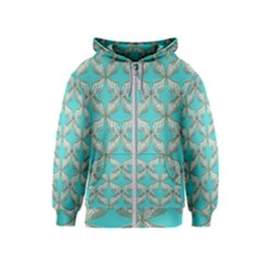 Geometric Design 13 Kids  Zipper Hoodie