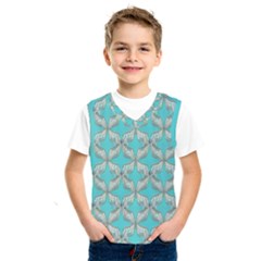 Geometric Design 13 Kids  Basketball Tank Top