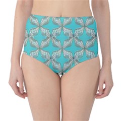 Geometric Design 13 Classic High-waist Bikini Bottoms