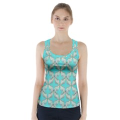 Geometric Design 13 Racer Back Sports Top