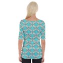 Geometric Design 13 Wide Neckline T-Shirt View2