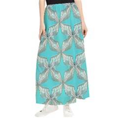 Geometric Design 13 Maxi Chiffon Skirt