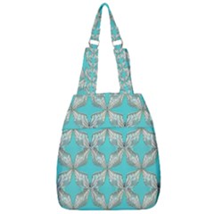 Geometric Design 13 Center Zip Backpack by myclothy