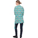 Geometric Design 13 Long Sleeve Velvet Kimono  View2