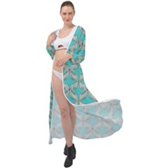 Geometric Design 13 Maxi Chiffon Beach Wrap