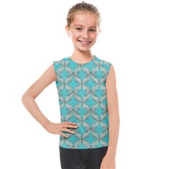 Geometric Design 13 Kids  Mesh Tank Top