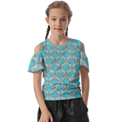 Geometric Design 13 Kids  Butterfly Cutout T-shirt