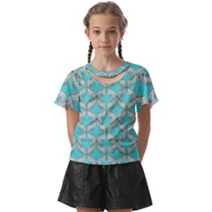 Geometric Design 13 Kids  Front Cut T-shirt