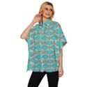 Geometric Design 13 Women s Batwing Button Up Shirt View2