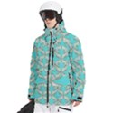 Geometric Design 13 Men s Multi Pockets Zip Ski and Snowboard Waterproof Breathable Jacket View2