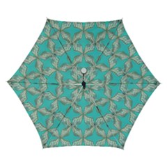 Geometric Design 13 Automatic Folding Umbrella With Case (small)