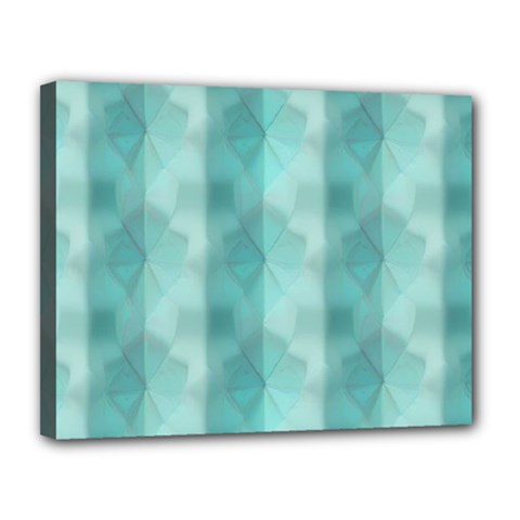 Geometric Design 14 Canvas 14  X 11  (stretched)