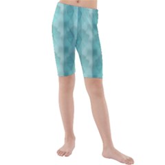 Geometric Design 14 Kids  Mid Length Swim Shorts