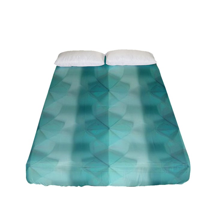 Geometric Design 14 Fitted Sheet (Full/ Double Size)