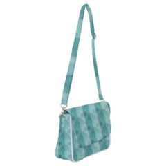 Geometric Design 14 Shoulder Bag With Back Zipper