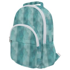 Geometric Design 14 Rounded Multi Pocket Backpack