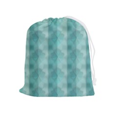 Geometric Design 14 Drawstring Pouch (xl)