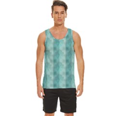 Geometric Design 14 Men s Wide Collar Tank Top