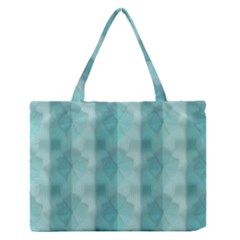 Geometric Design 14 Zipper Medium Tote Bag