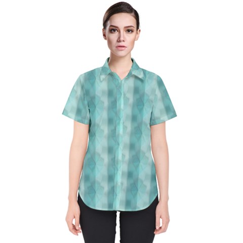 Geometric Design 14 Women s Short Sleeve Shirt by myclothy