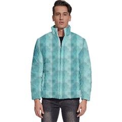 Geometric Design 14 Men s Puffer Bubble Jacket Coat