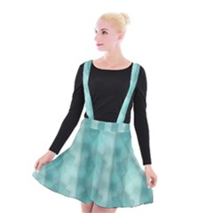 Geometric Design 14 Suspender Skater Skirt