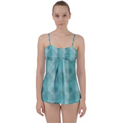 Geometric Design 14 Babydoll Tankini Set