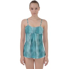 Geometric Design 14 Babydoll Tankini Top