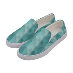 Geometric Design 14 Women s Canvas Slip Ons