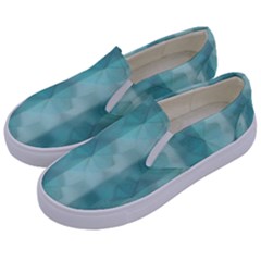 Geometric Design 14 Kids  Canvas Slip Ons