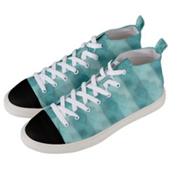 Geometric Design 14 Men s Mid-top Canvas Sneakers