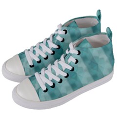 Geometric Design 14 Women s Mid-top Canvas Sneakers