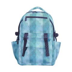 Geometric Design 14 Carry-on Double Buckle Travel Backpack