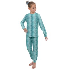 Geometric Design 14 Kids  Long Sleeve Set 