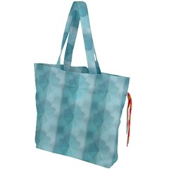 Geometric Design 14 Drawstring Tote Bag