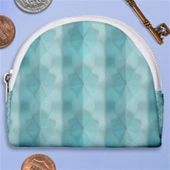 Geometric Design 14 Horseshoe Style Canvas Pouch